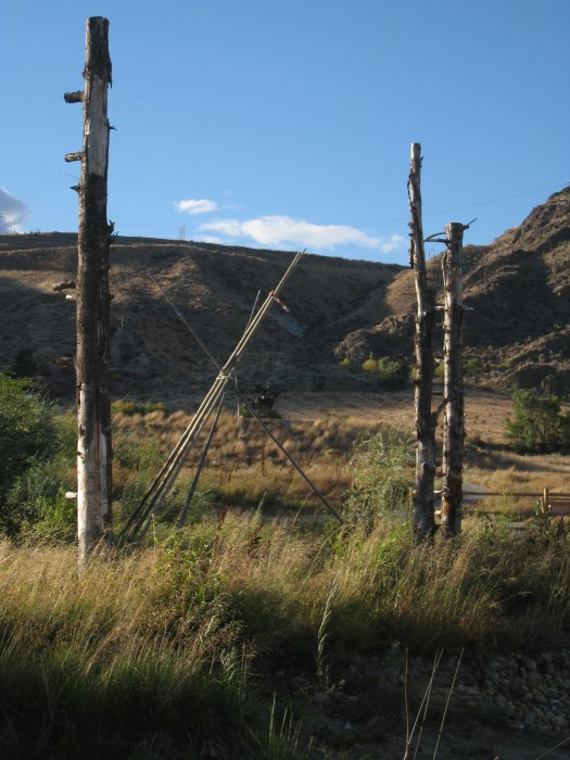 Artist Smoker Marchand's installation at Beebe Spring's Natural Area, © J.A. Brennan