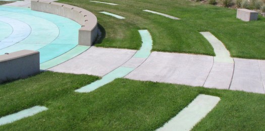 Bitter Lake Reservoir Open Space Expanding Waterdrop Plaza